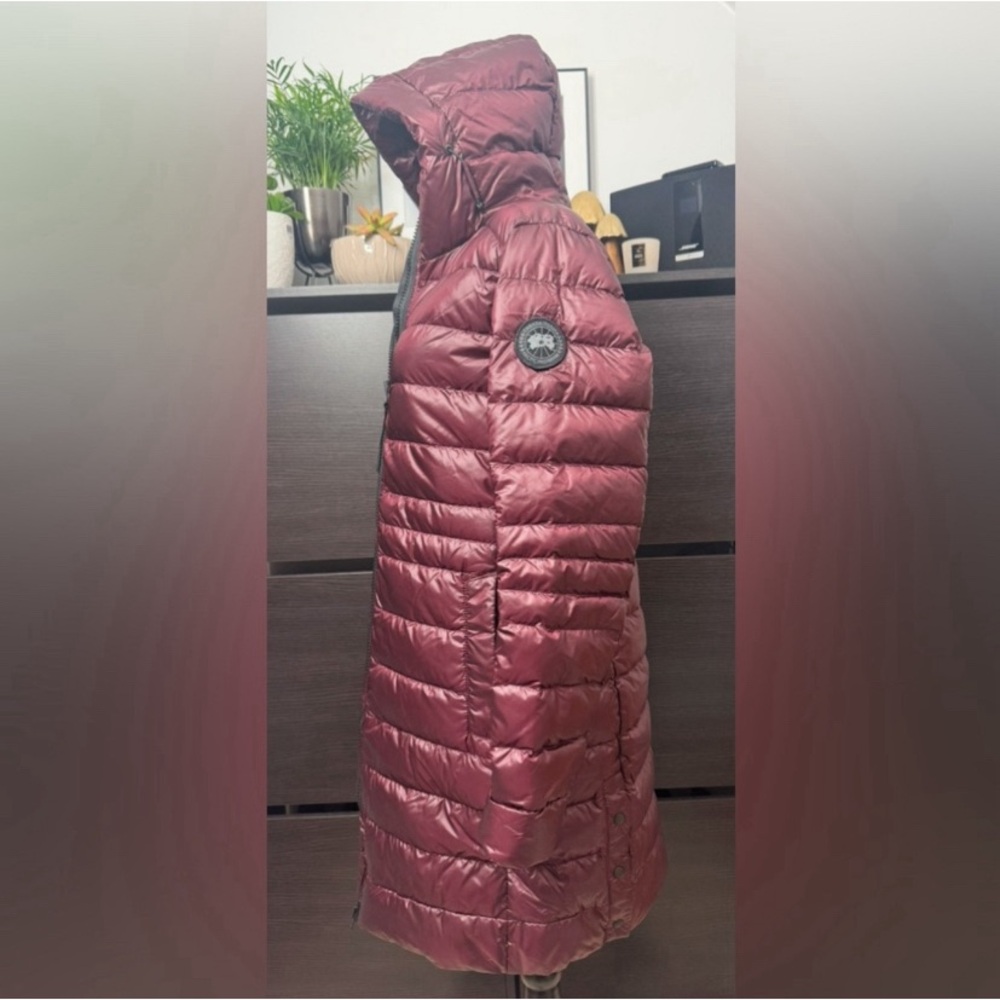 Canada Goose Cypress Hooded Black Logo Jacket - Picture 3 of 13